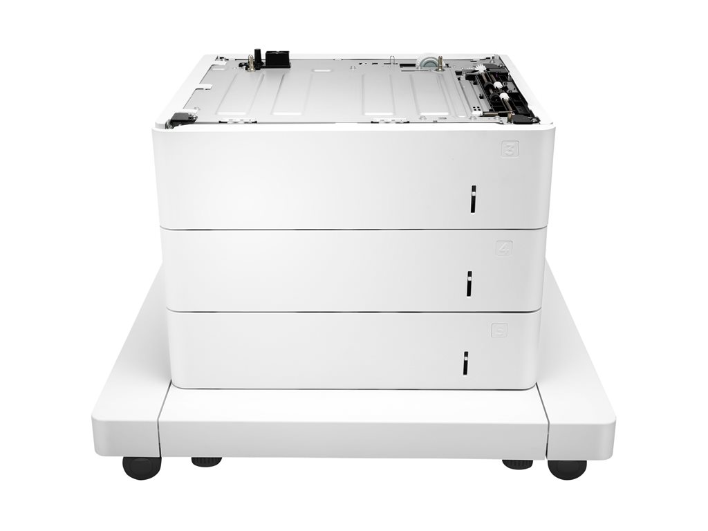 HP Papierzuführung mit Schrank - Druckerbasis mit Medienzuführung - 1650 Blätter in 3 Schubladen (Trays) - für LaserJet Enterprise MFP M634, LaserJet Enterprise Flow MFP M634, MFP M635, MFP M636